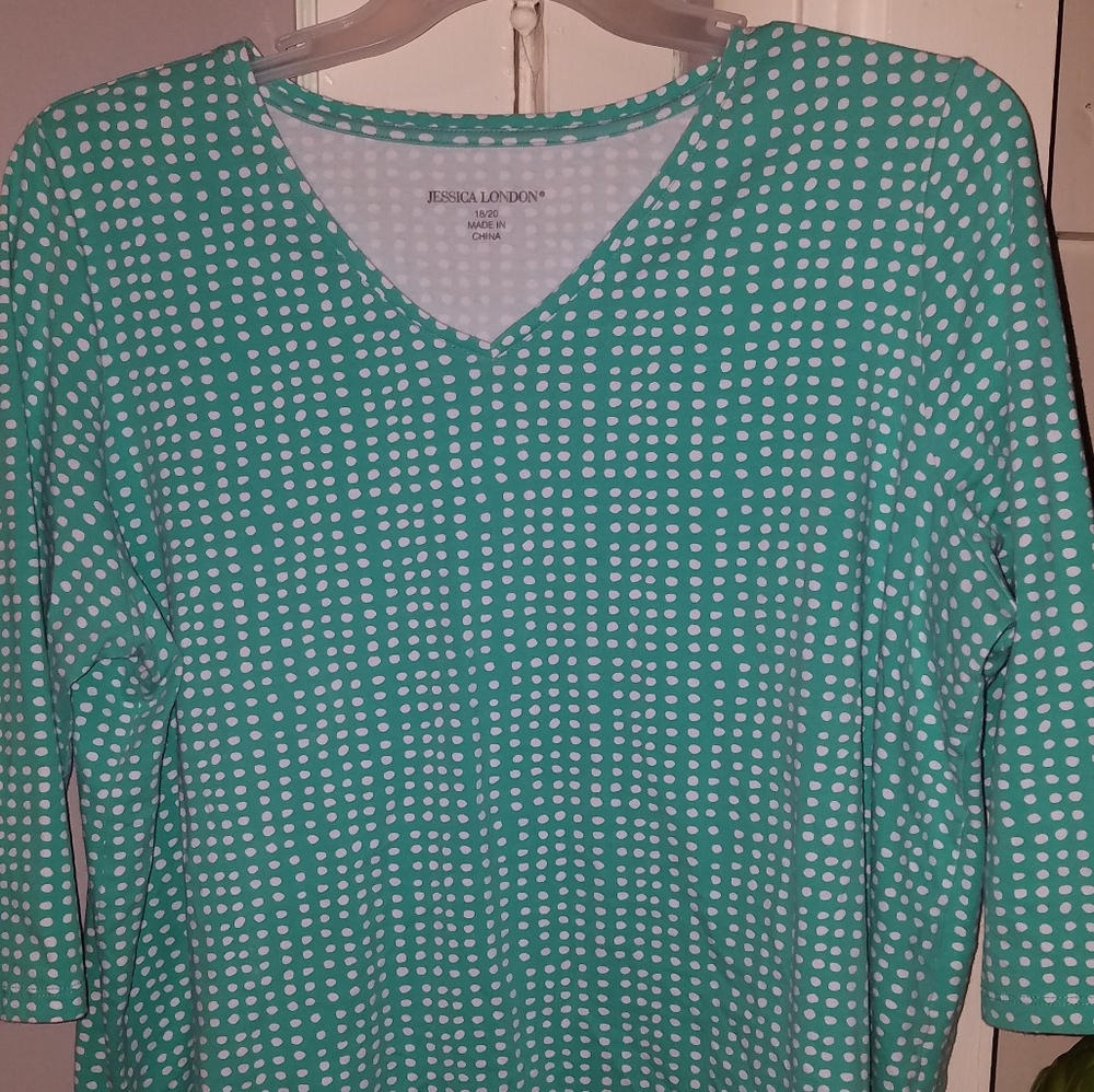 Jessica London 3/4 length sleeves top